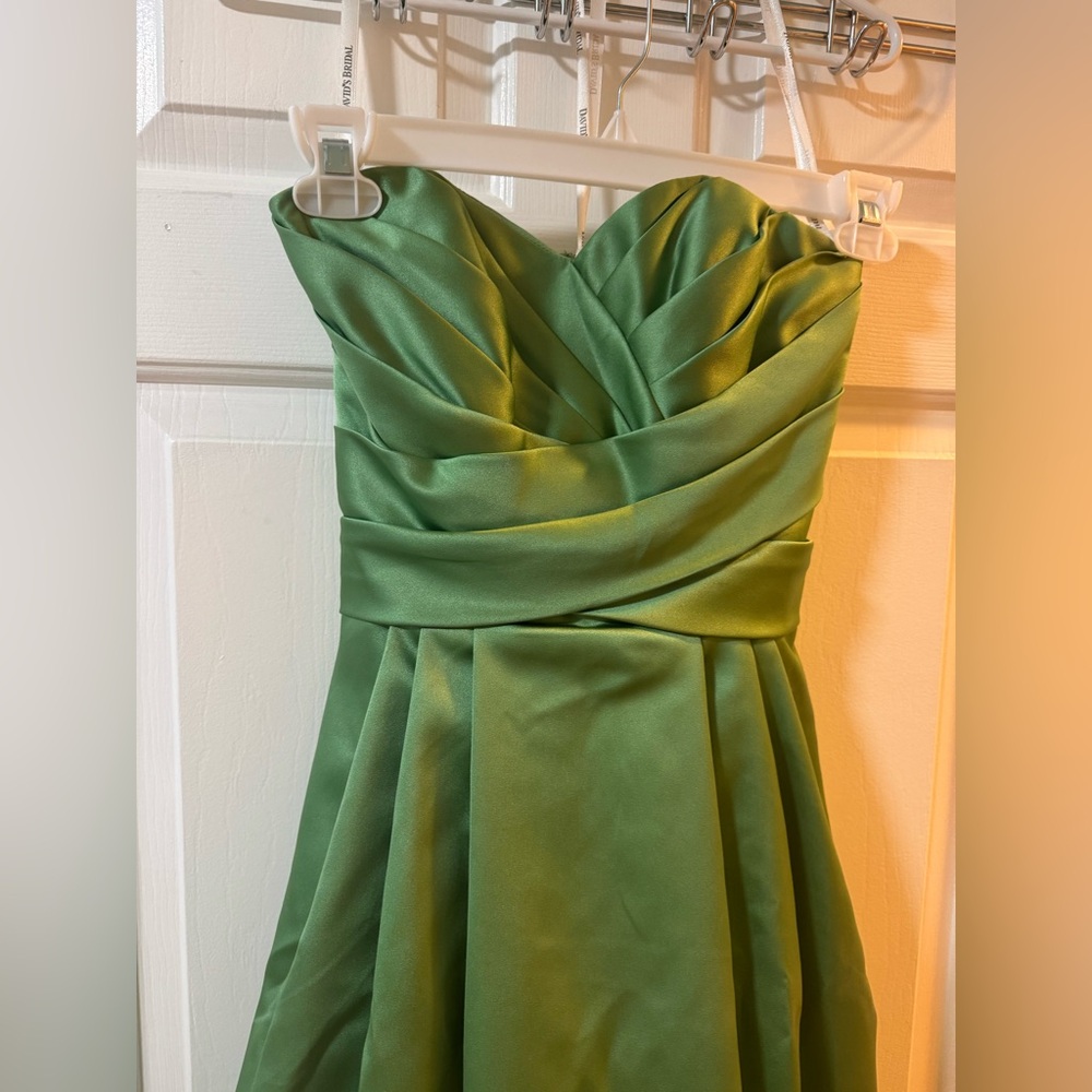 David's Bridal Strapless Bridesmaid Dress / Size 4 - Picture 8 of 13